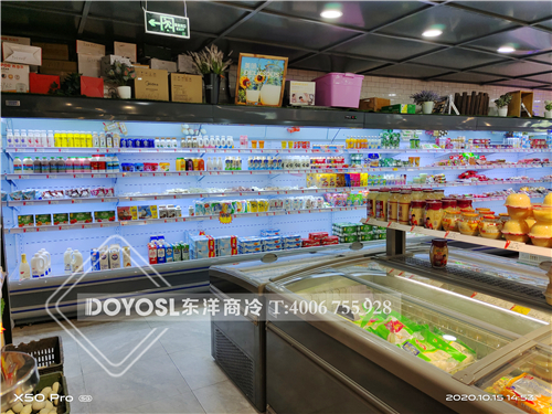 上海市市轄區閔行區曹建之路超市冷藏柜案例