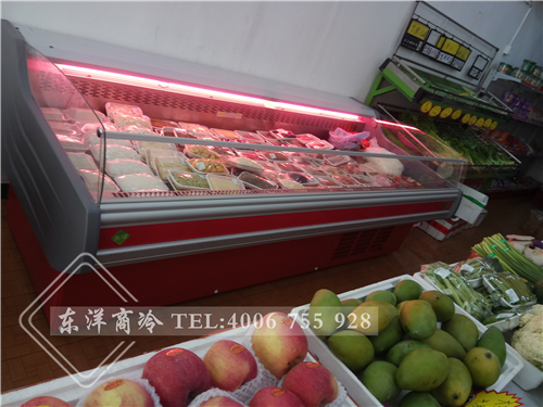 東莞小魚生鮮超市鮮肉保鮮柜工程案例